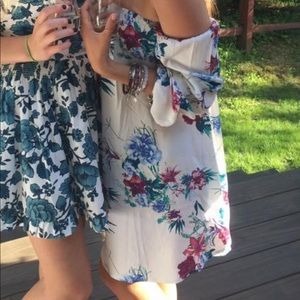 LA hearts white floral dress